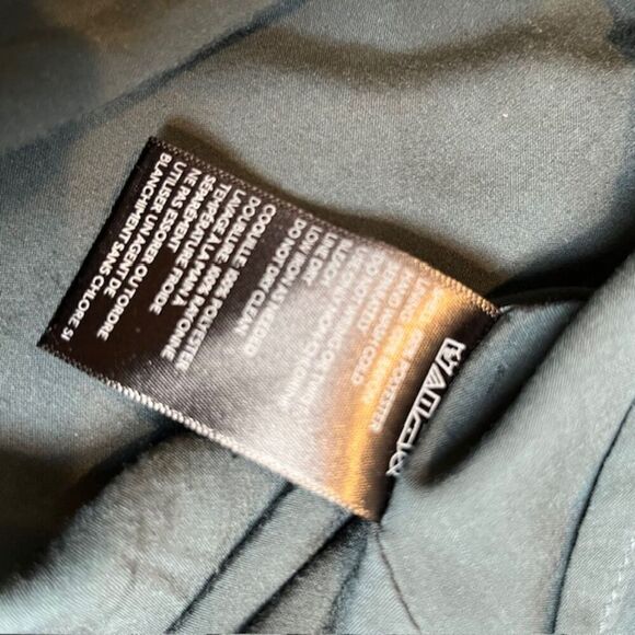 Kimchi Blue Nina Sheer Panel Dress Women's Gray Floral Aqua Pink Lined Size 4 - Picture 12 of 16